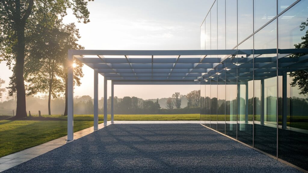 Pérgolas bioclimáticas precios y modelos con estructura de aluminio para jardines.